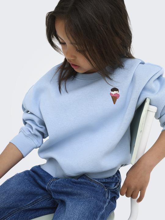 Produktbild Only Kmgsweat L/S Crew Emb Loose Swt Noos (98)