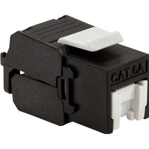 LogiLink Keystone Modul Kat.6A, ungeschirmt, EC geprüft aus Kunststoff, unterstützt Power over HDBaseT (PoHDB (Keystone ...