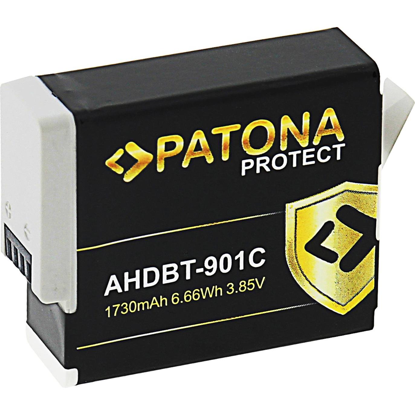 Patona Proteggi Enduro (Batteria della fotocamera), Alimentatore fotocamera, Nero