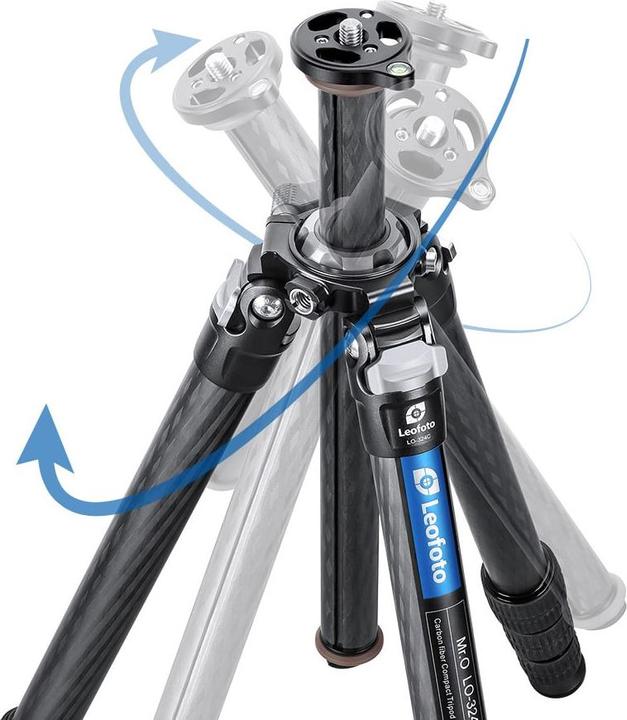 Actual product image Leofoto Mr O LO-324C (Carbon, Metal)