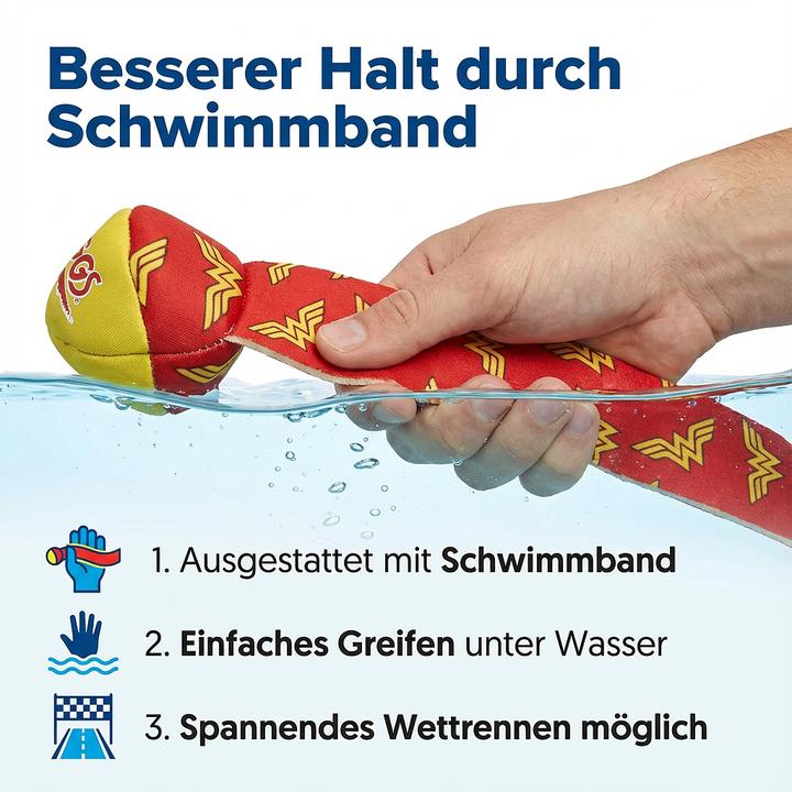 Productafbeelding Zoggs DC Superhero Wonder Woman duikbal, set van 2