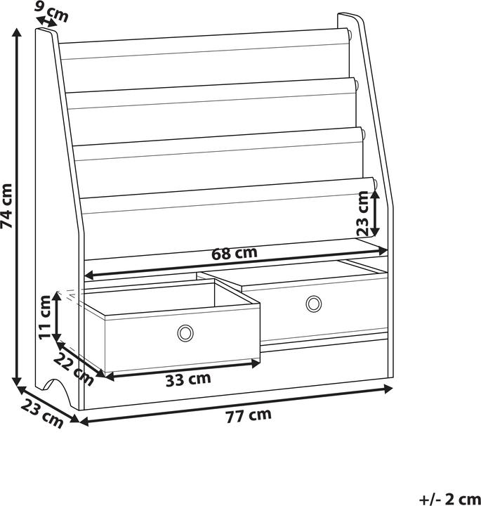Produktbild Beliani Tumby (77 x 23 x 74 cm)