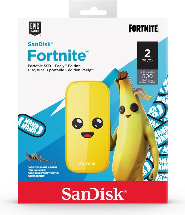 Produktbild SanDisk Portable SSD 2TB Peely Edition (2 TB)