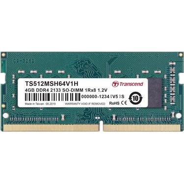 Thumbnail - Transcend SODIMM DDR4 2133Mhz 4GB Non-ECC 1.2V CL15 (1 x 4GB, 2133 MHz, DDR4-RAM, SO-DIMM), RAM