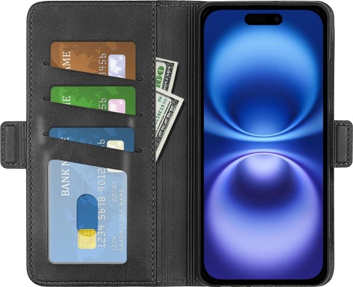 Produktbild Screenguard CardLounge Apple iPhone 16 Plus Leder Hülle (Apple iPhone 16 Plus)