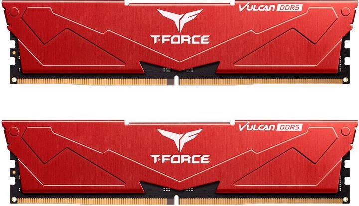 Team Group VULCAN FLRD532G6000HC30DC01, 32 GB, 2 x 16 GB, DDR5, 6000 MHz, 288-pin DIMM, Rot (2 x 16GB, 6000 MHz, DDR5 RAM, DIMM)