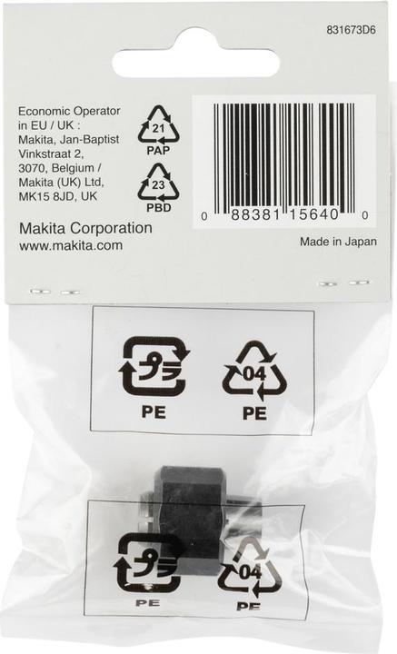 Actual product image Makita Collet 6mm cpl.
