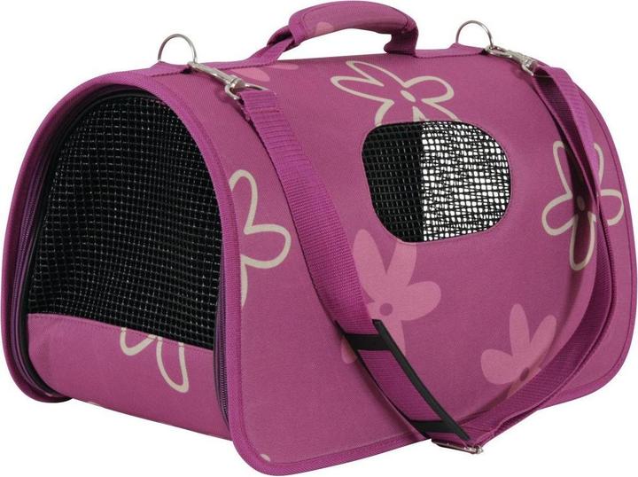 Image du produit Zolux Sac de transport FLOWER small fuchsia (Chien, Pliable, Verrouillable)