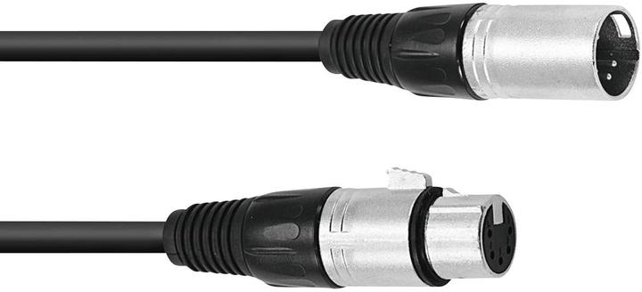 Image du produit Omnitronic Câble XLR 5 pôles 3m sw (3 m, XLR)