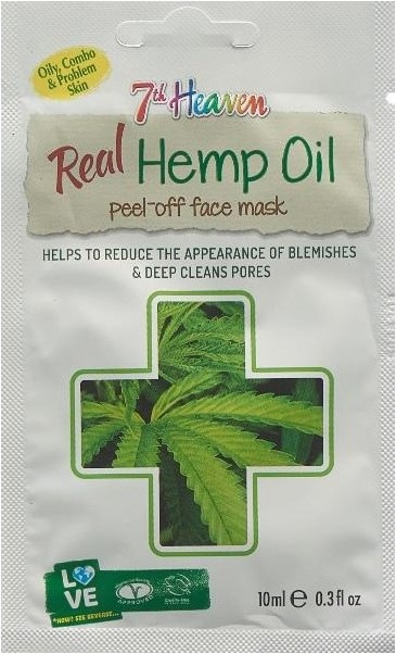 Produktbild 7th Heaven Real Hemp Oil Peel-off Face Mask (10ml) (10 ml)