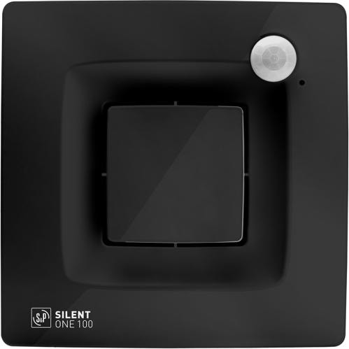 Produktbild Thermorex THERMEX Ventilator Silent One alt-i-1, sort med grundventilation, fugtstyret med adaptiv hygrostat.