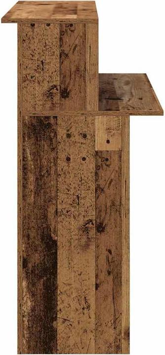 Actual product image vidaXL Reception counter in reclaimed wood look 100x50x103.5 cm wood-based material