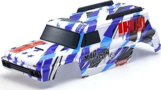 Immagine prodotto Kyosho Monster Truck Mad Wagon VE 3S, 4WD, Blu, 1:10, ARTR (RTR pronto all'uso)