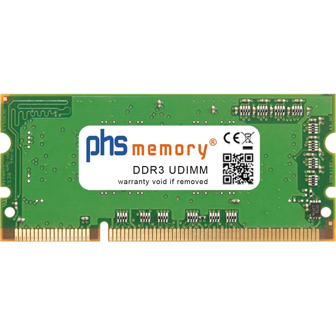 PHS-memory 1GB RAM Speicher für HP Color LaserJet Enterprise MFP M682 DDR3 UDIMM 800MHz, RAM Modellspezifisch
