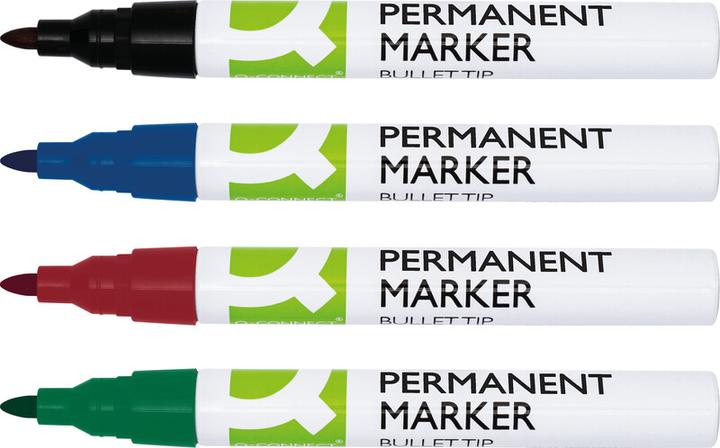 Produktbild Q-Connect Permanentmarker ALU Schaft rot (1x)