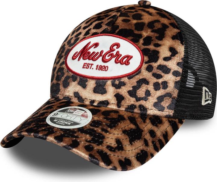 Produktbild New Era Damen 9Forty Trucker Cap - Patch Animal Leopard