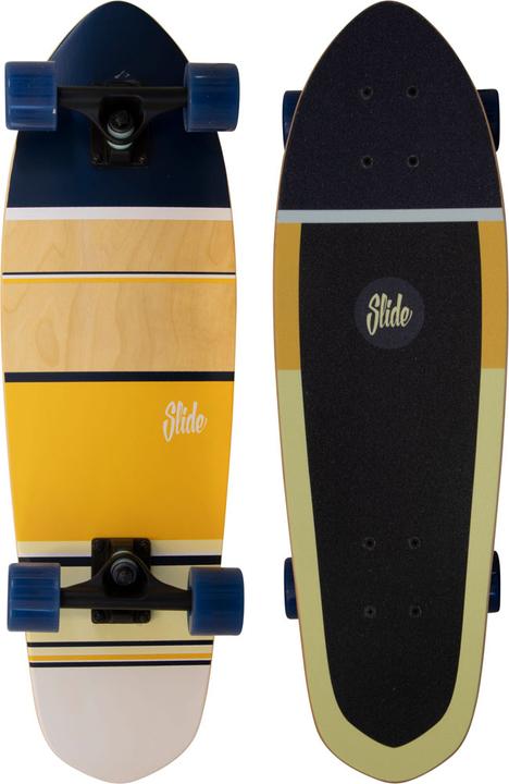 Actual product image Slide Cruiser Stripes Yellow (11.02")