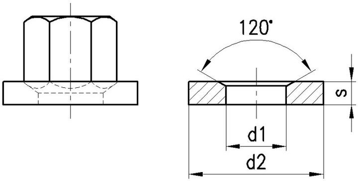 Produktbild Amf Kegelpfanne (M10)