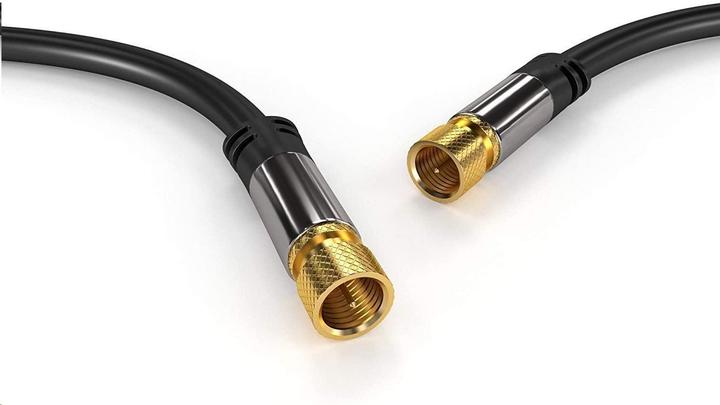 PremiumCord SatelitnÃ­ antennÃ­ HQ kabel F male - F male () 4x stÃ­nÄ›nÃ½ (135 dB, SAT Kabel)