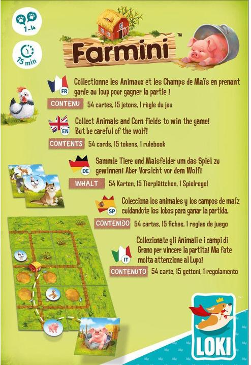 Actual product image Farmini (Multilingual, 1 - 4 Players)