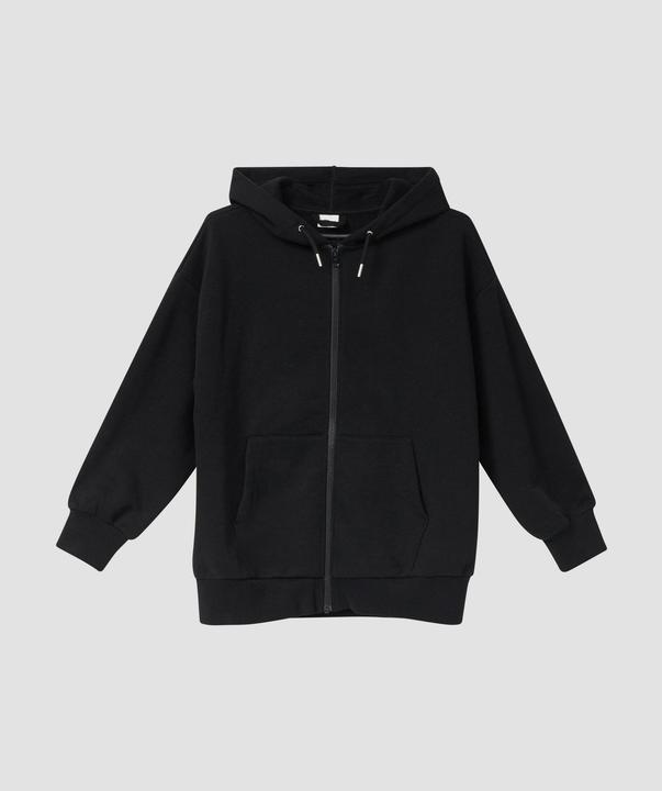 Produktbild s.Oliver Sweatshirt Jacke Oversized Sweatshirt-Jacke mit kuscheliger Innenseite