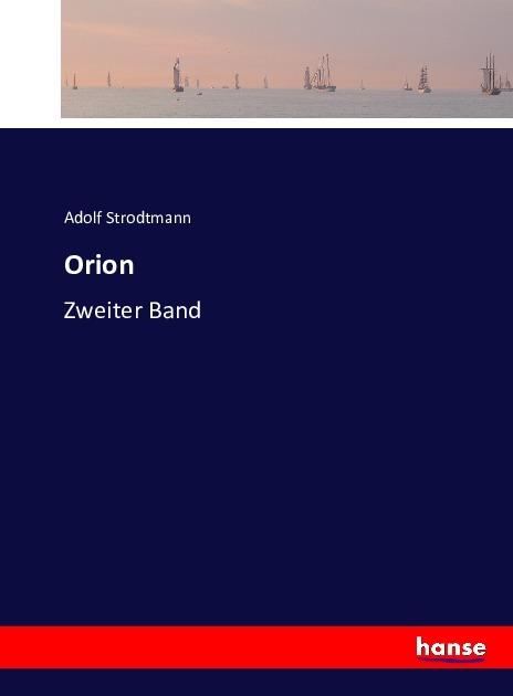 Produktbild Orion (Deutsch, Adolf Strodtmann, 2016)