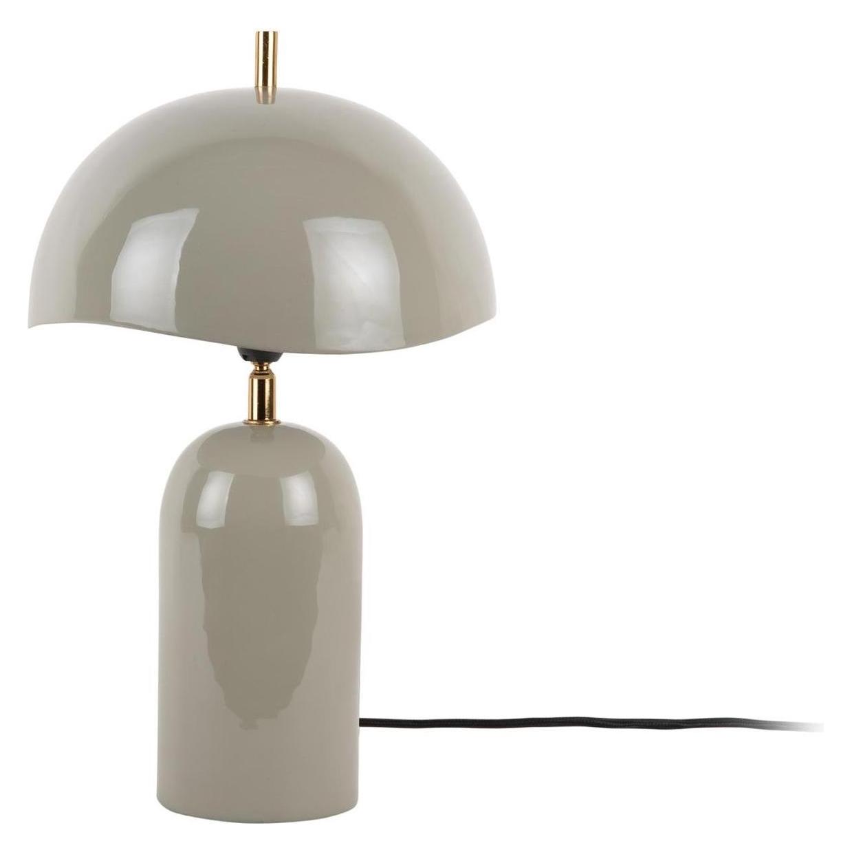 Leitmotiv, Tafellamp, Tafellamp Querido - Donkergrijs - Ã˜25cm - Scandinavisch (E14)