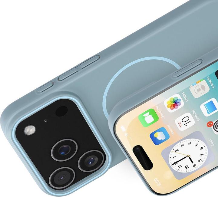 Actual product image Mobiparts Slim Line Case Apple iPhone 17 Pro (MagSafe Compatible) Sage Green (Apple iPhone 17 Pro)