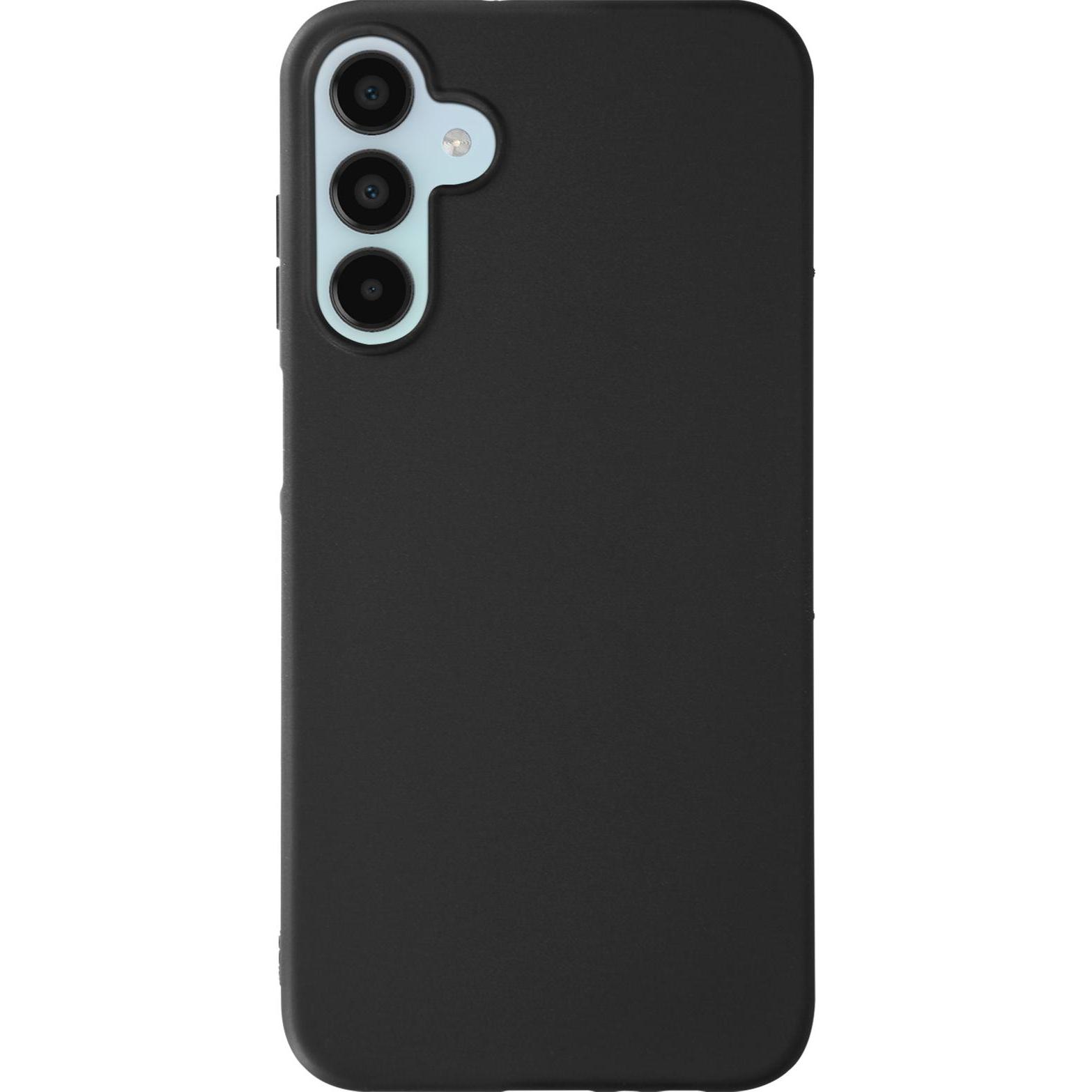 Mayaxess PureSilicone Case Series (Samsung Galaxy A15), Smartphone Hülle, Schwarz