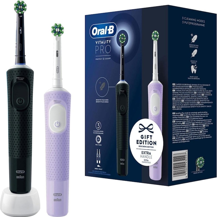 Oral-B Vitality Pro Doppelpack (Brosse à dents oscillo-rotative)