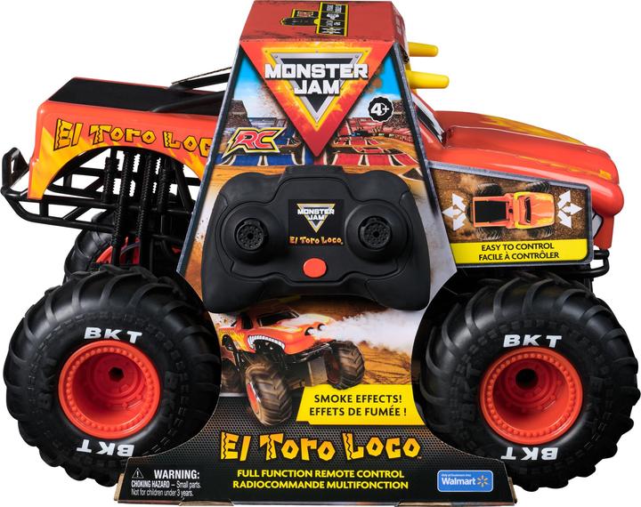 Nobrand Monster Jam 1:15 RC El Toro Loco Smoke Nose