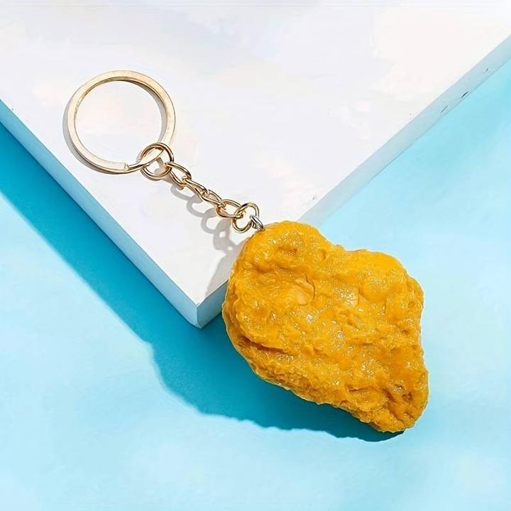 Actual product image PhoneLook Ultra realistic decorative fun chicken nugget for key ring