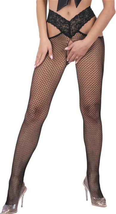 Image du produit LivCo Corsetti Fashion GINA LC90741 COLLANT OUVERT NOIR