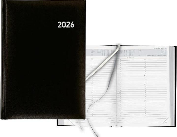 Image du produit Biella Agenda d'affaires (14,5 x 20,5 cm, Allemand, Anglais, Français, Italien)