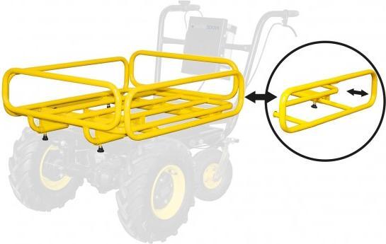 Actual product image Markmüller BAMATO - Transportaufsatz für elektrische Schubkarre MTR-300W