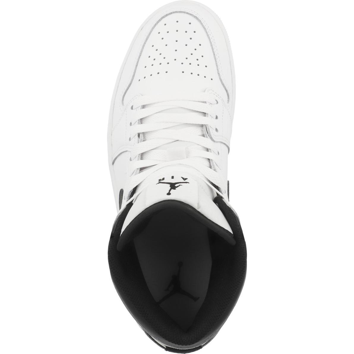 Thumbnail - Nike, Herren, Sneaker, Air Jordan 1 Mid - 62927, Weiss, (43)