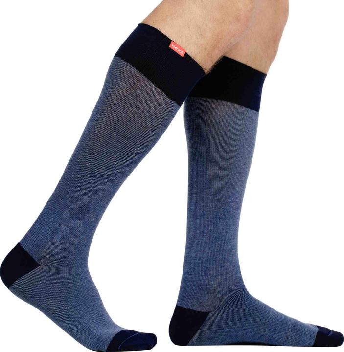 Produktbild Vim & Vigr Kompressionsstrümpfe Baumwolle Weit Kalb 30-40 mmHg | & (Einzelpack, M/L)