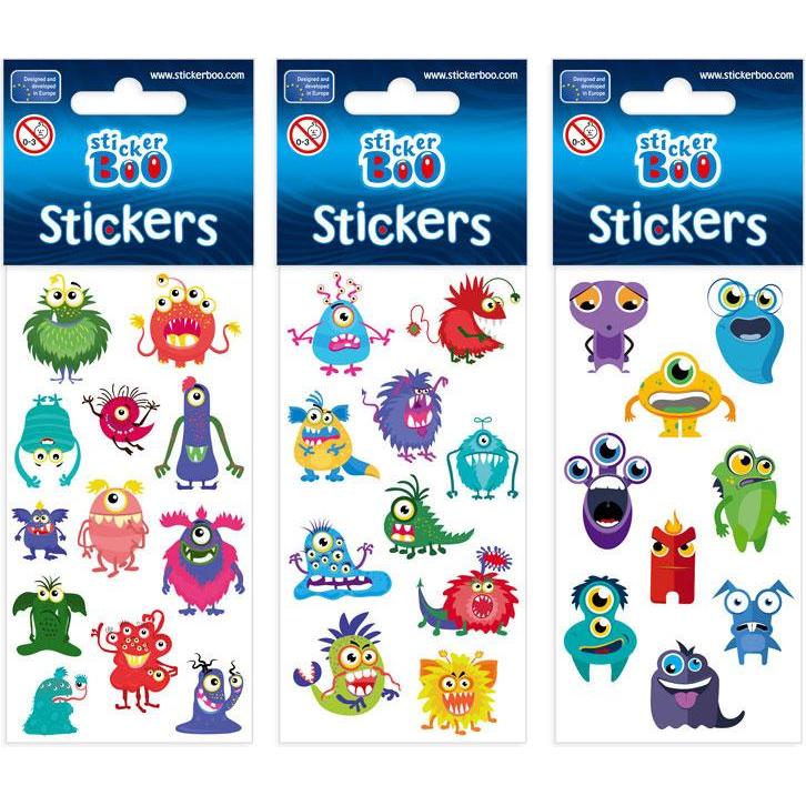 Sticker Boo, Sticker, Sticker Blatt Proben
