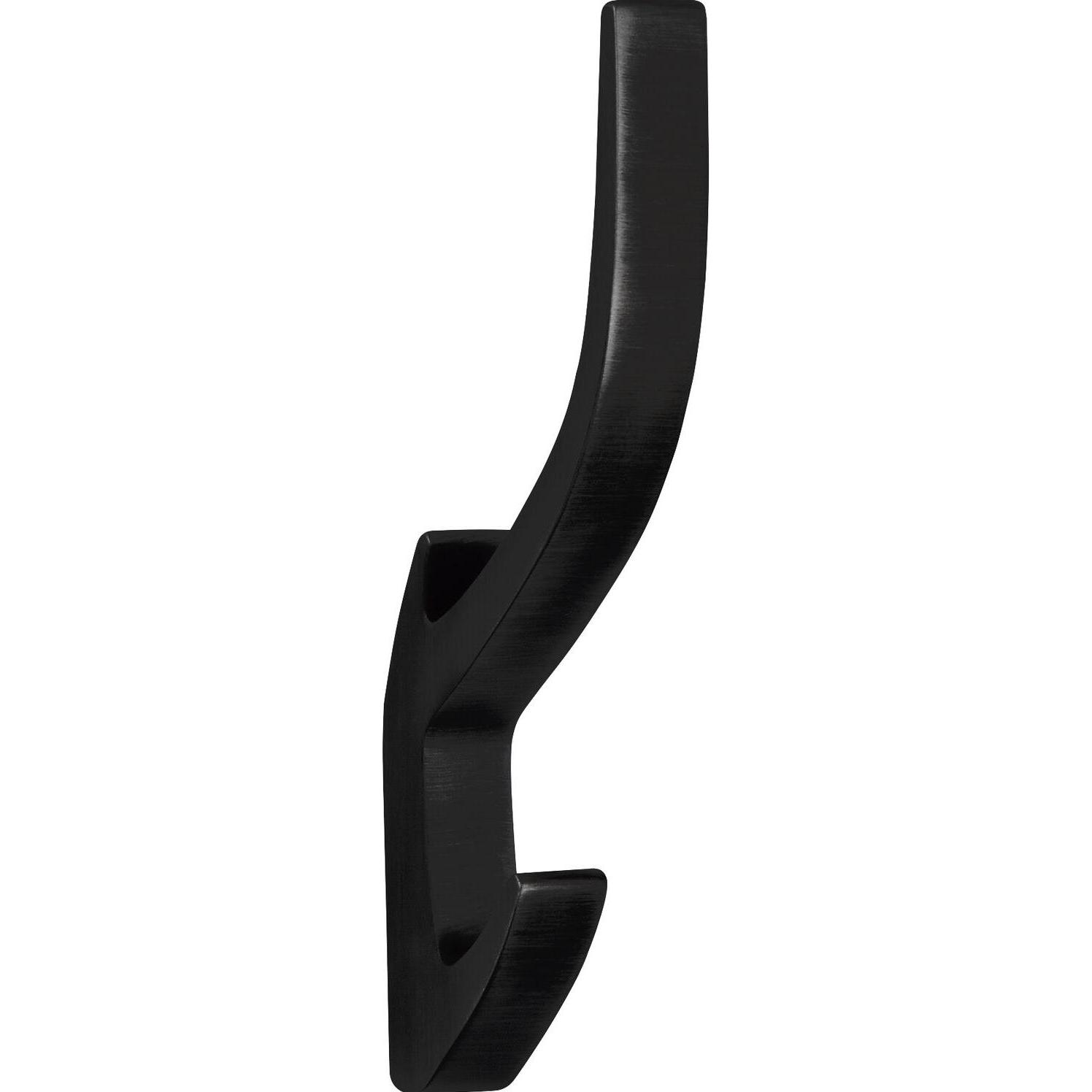 Siro, Garderobe + Kleiderhaken, Huthaken Salina Breite 15 mm, Höhe 150 mm, ZN schwarz matt