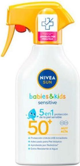Immagine prodotto NIVEA Sun Babies y Kids Sensitive Spf50 Pistola 270ml (Spray solare, SPF 50, 270 ml)