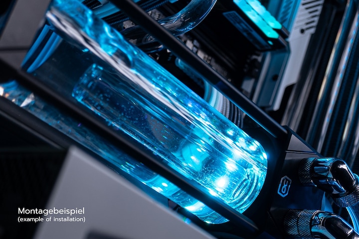 Image du produit Alphacool Aurora D5 Réservoir d'eau de refroidissement universel Noir