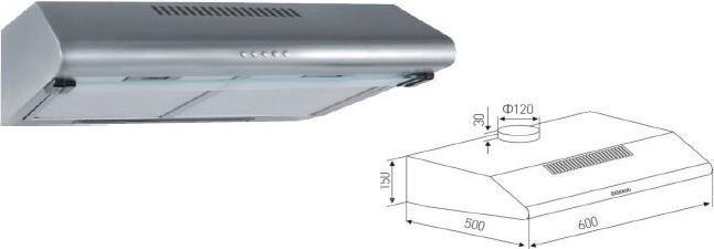 Immagine prodotto PKM Dunstabzugshauben UBH4060-2H (Sottostruttura cappuccio)