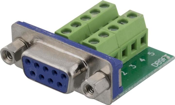 Actual product image Deltaco DC-391 - serial adapter - DB-9