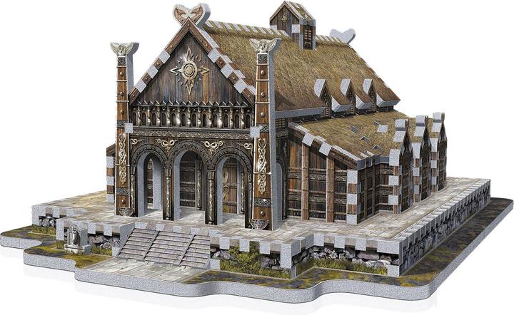 Immagine prodotto Wrebbit 3D Sala d'Oro Edoras 445 pezzi. Puzzle 3D (445 pezzi)