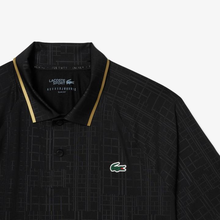 Produktbild Lacoste Djokovic Polo Herren Schwarz (M)