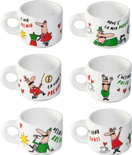 Produktbild Bialetti Set mit 6 Espressotassen (65 ml, 6x)