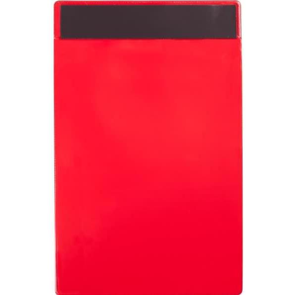 Tarifold, Informationsschild, Kennzeichnungshülle A5 rot magnetisch PVC VE=10 Stück