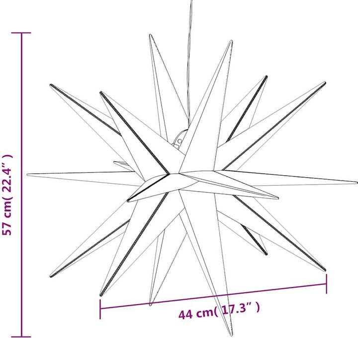 Actual product image vidaXL Weihnachtsstern