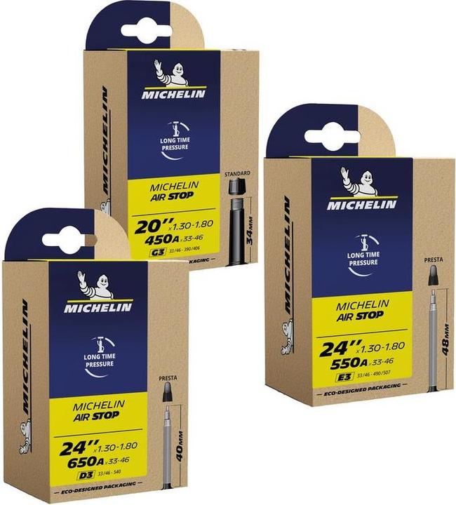 Michelin G3 Airstop (Schrader (AV), 20", 34 mm)