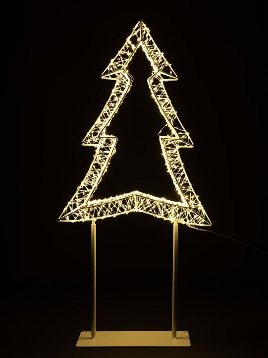 Actual product image Cocon LED-Tannenbaum 3D, Metall, klein